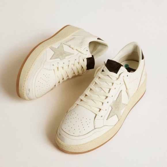 Golden Goose - Ballstar 2, Grey Star, White with Black heel, Size 37, New in Box - Picture 1 of 13